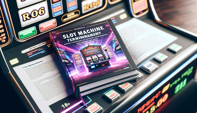 alt_text: ปก e-book เกี่ยวกับศัพท์สล็อตสำหรับผู้เล่น Rockstar66 แสดงตู้สล็อตและแอปออนไลน์