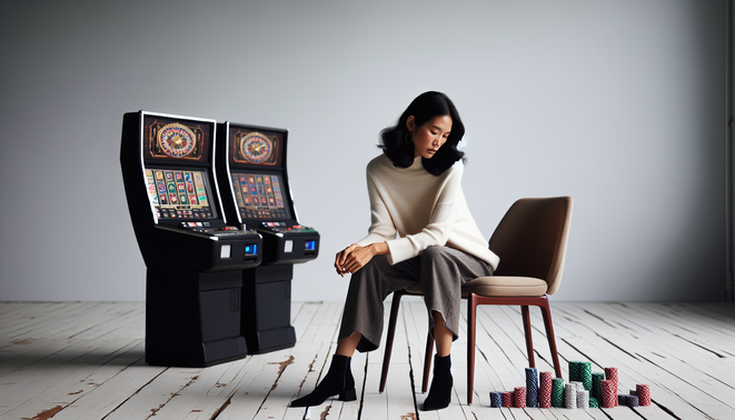 alt_text: ผู้ใหญ่คนไทยนั่งทำงานในบรรยากาศมินิมอล จัดการเงินทุนเล่นสล็อตอย่างมีระเบียบ